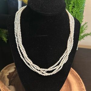 Pearls with 14 karat gold clasp